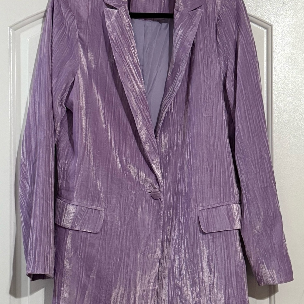 Buddy Love Shimmering Lavender Blazer